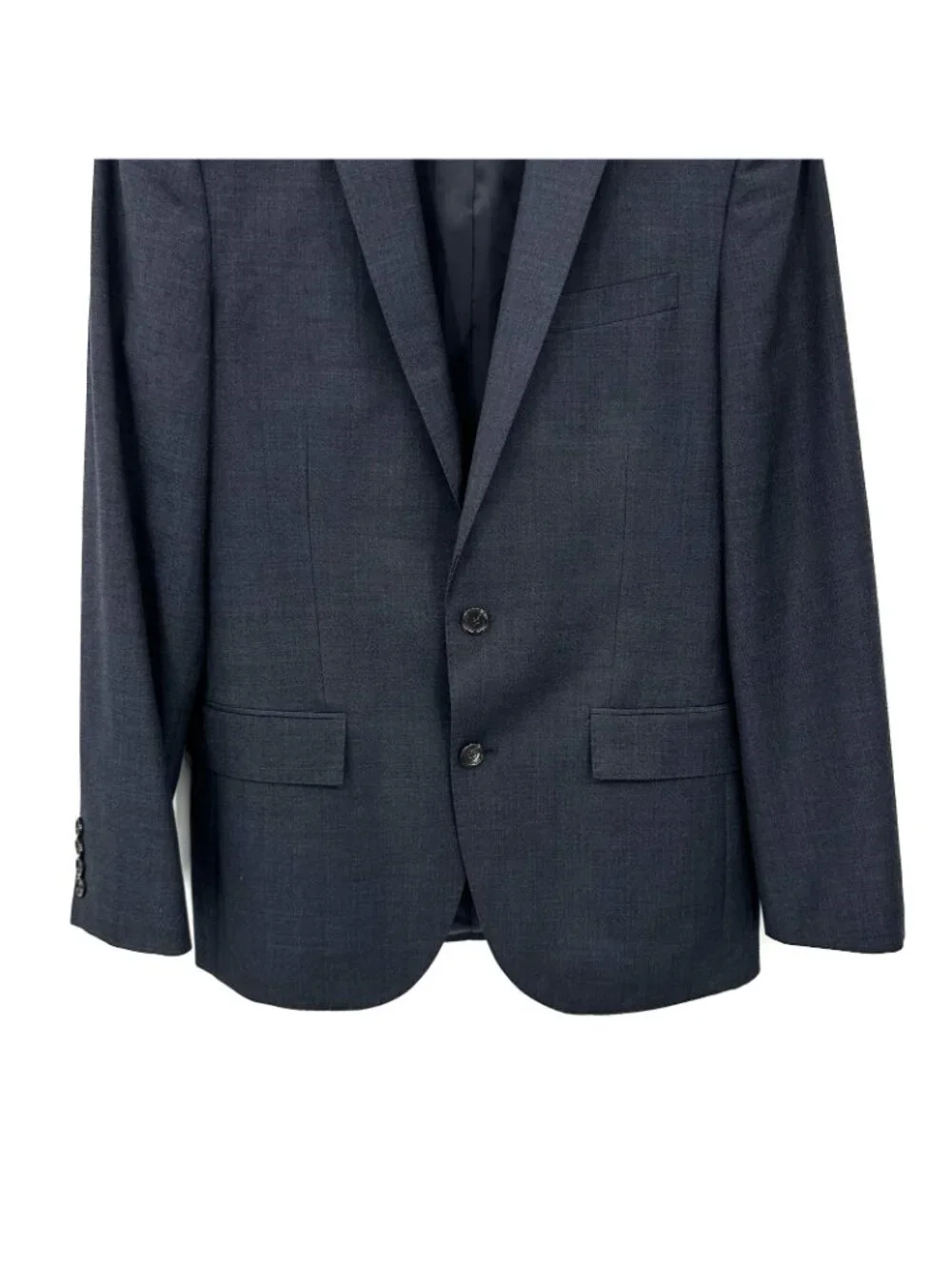 J CREW LUDLOW jacket blazer charcoal gray 38R 100% wool tailored business preppy